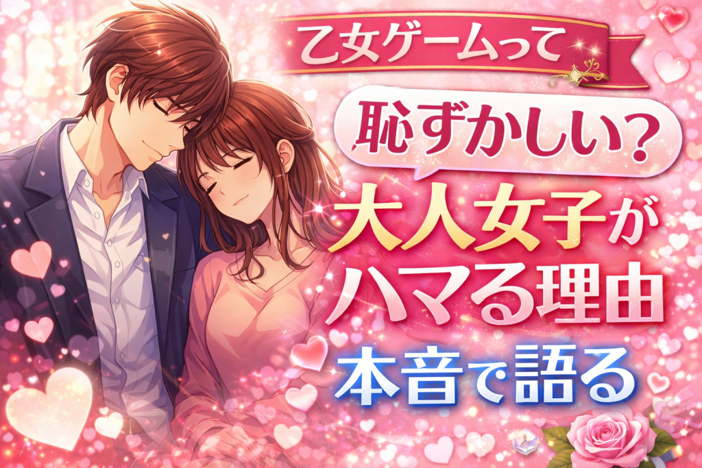 乙女ゲームって恥ずかしい？大人女子がハマる理由を本音で語る