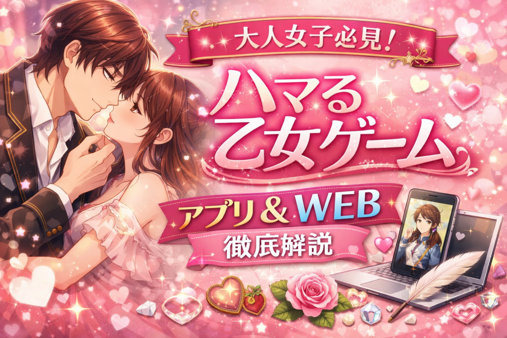 【保存版】大人女子がハマる乙女ゲームの魅力とは？アプリ＆WEBで楽しめるおすすめポイントを徹底解説