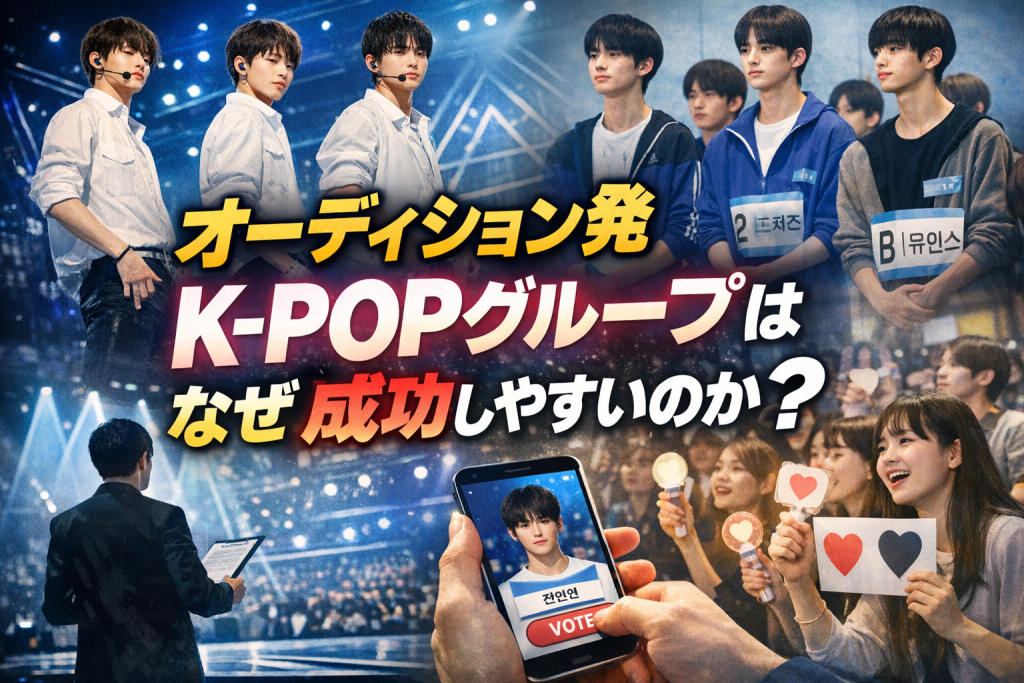 オーディション発K-POPグループはなぜ成功しやすいのか